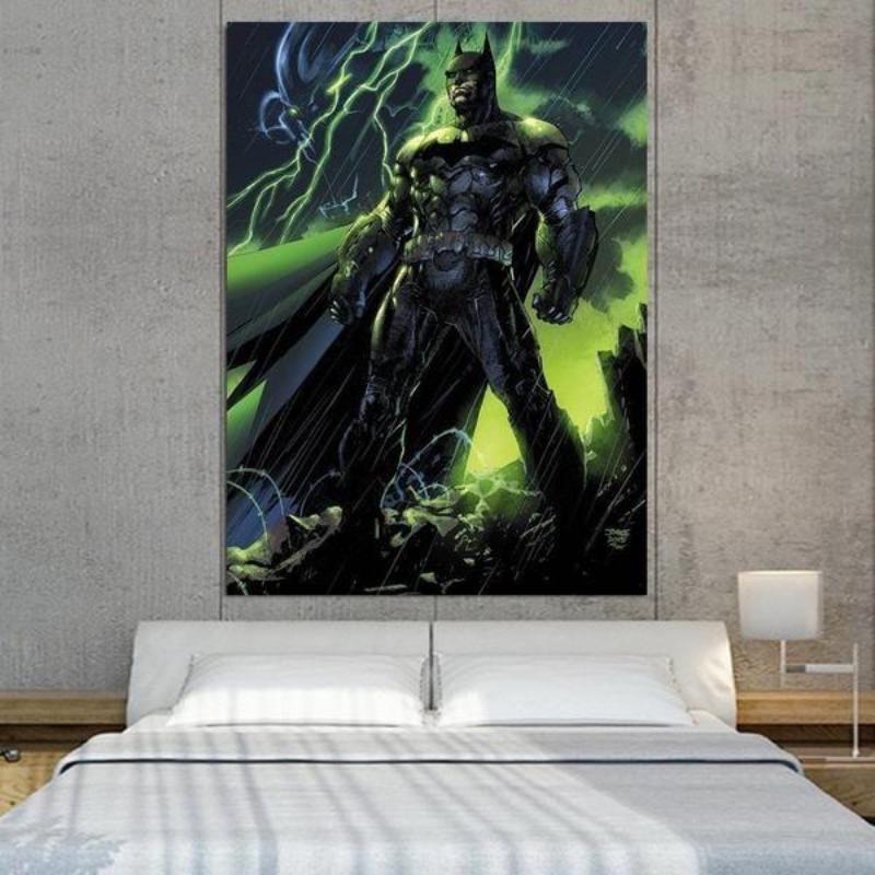 Batman Canvas Rise Again 3D Printed Framed Canvas