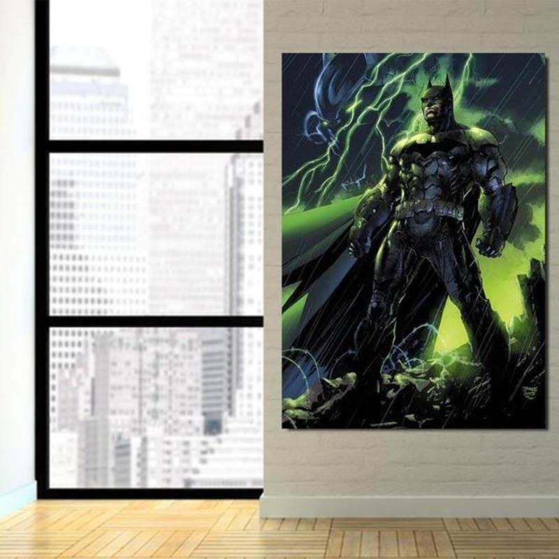 Batman Canvas Rise Again 3D Printed Framed Canvas