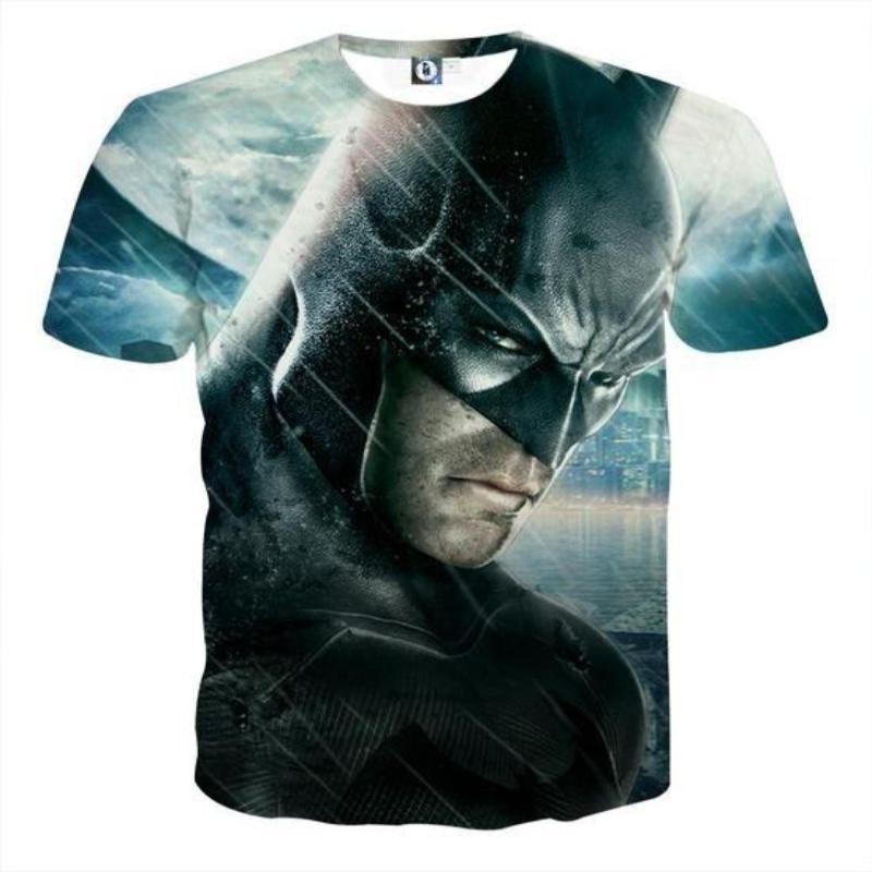 Batman Serious Look 3D Printed Batman T-shirt
