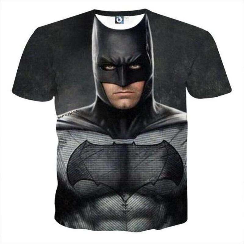 Batman Serious Look 3D Printed Batman T-shirt