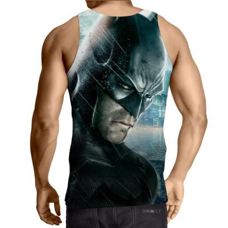 Batman Serious Look 3D Printed Batman Tank Top