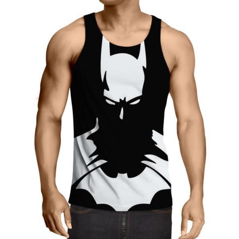 Batman Shadow 3D Printed Batman Tank Top