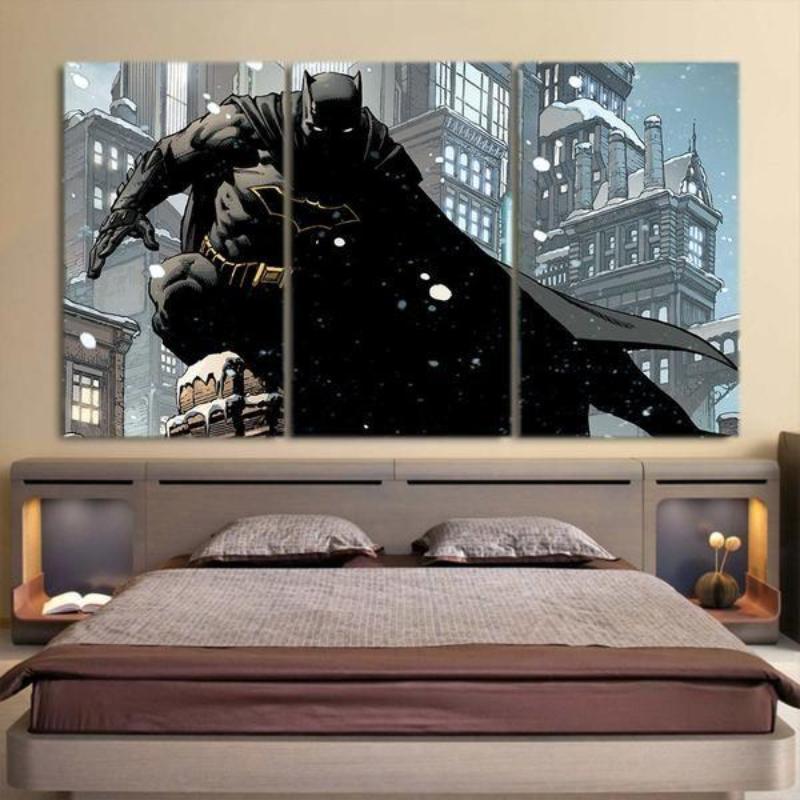 Batman Canvas Stealth 3D Printed Framed Canvas