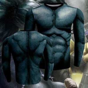 Batman Steel 3D Printed Batman Long Sleeve Shirt