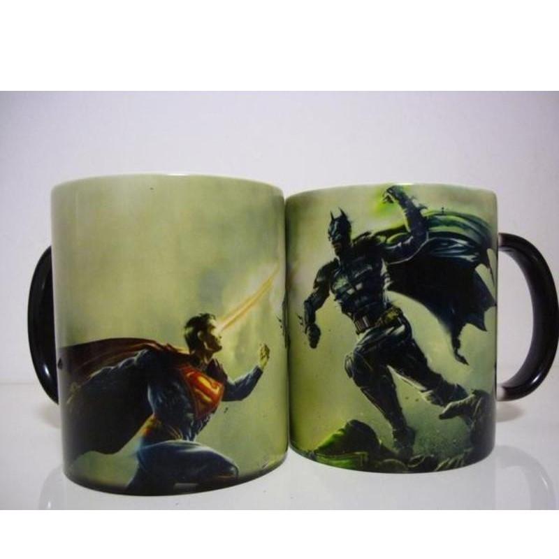 Batman & Superman Color Changing Mug