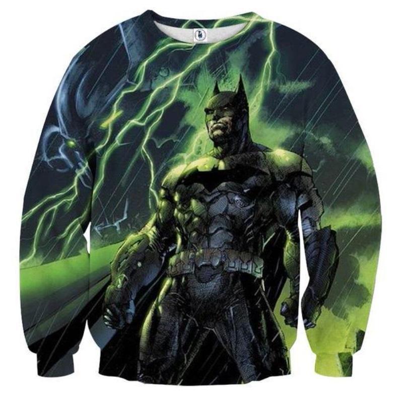 Batman Thunder 3D Printed Batman Sweatshirt