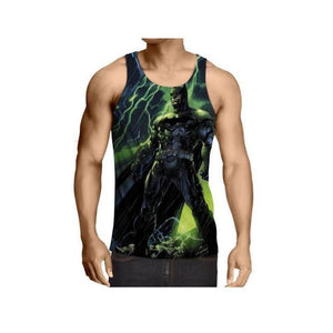 Batman Thunder 3D Printed Batman Tank Top