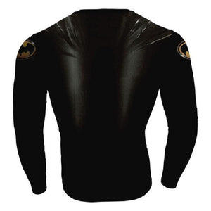 Batman Titanium 3D Printed Batman Long Sleeve Shirt