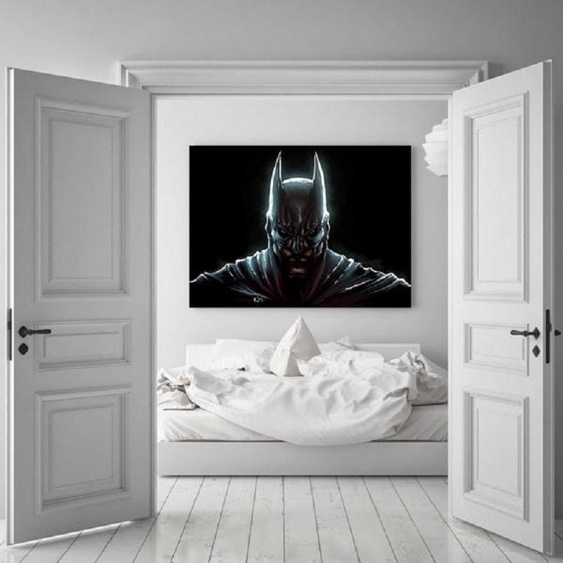 Batman Canvas Ultra 3D Printed Batman Framed Canvas
