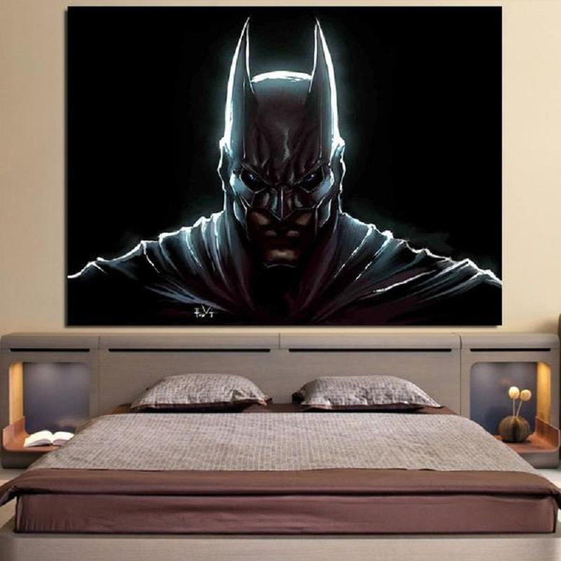 Batman Canvas Ultra 3D Printed Batman Framed Canvas
