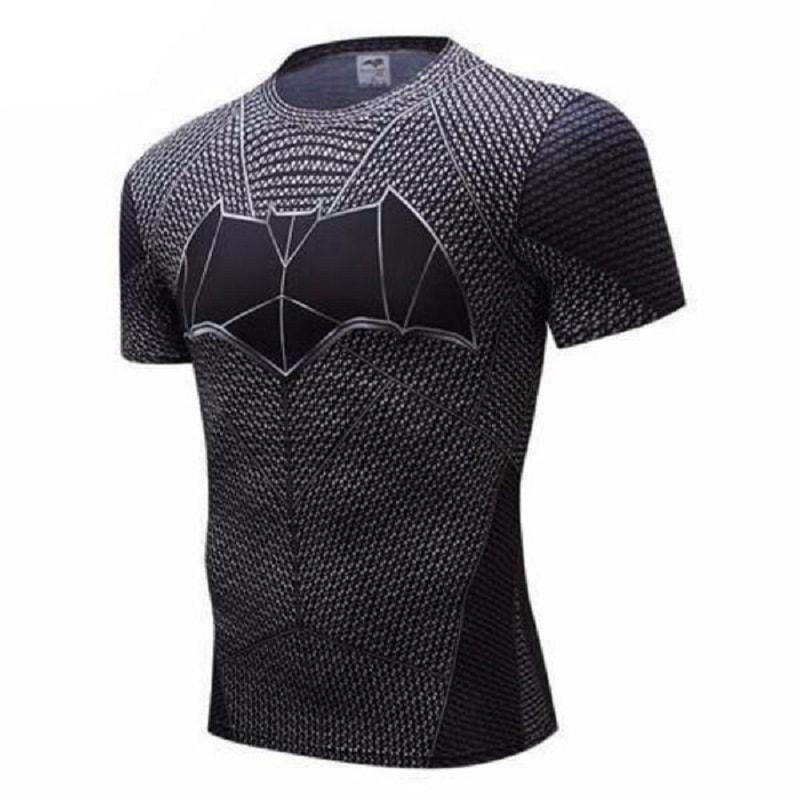 Batman Unique Black Half Sleeve 3D Printed Batman T-shirt