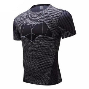Batman Unique Black Half Sleeve 3D Printed Batman T-shirt