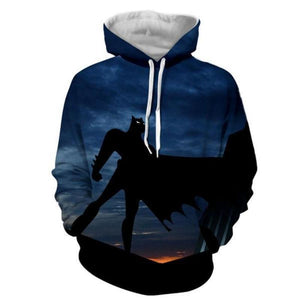 Batman Vermillion 3D Printed Batman Hoodie