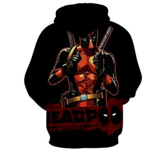 Black Evil Deadpool Hoodie