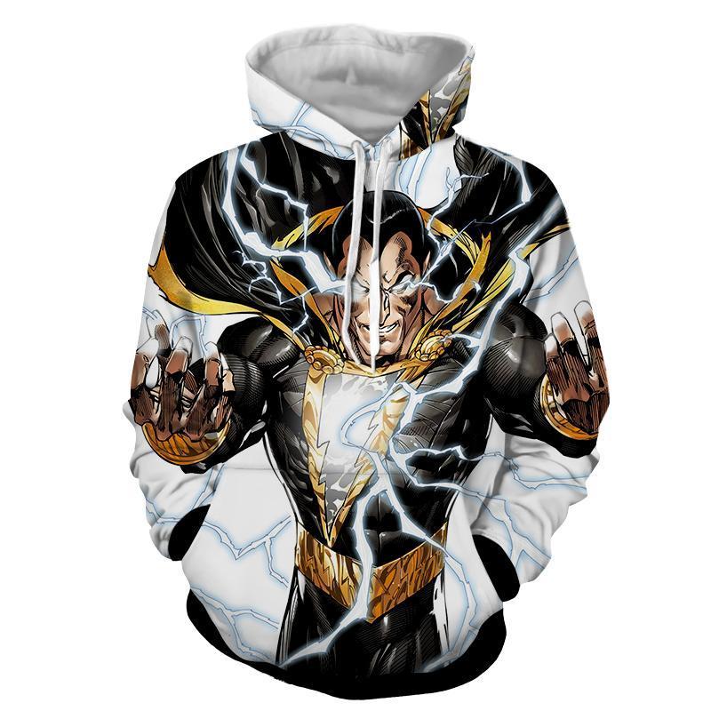 Shazam Black & Gold 3D Printed Shazam Hoodie