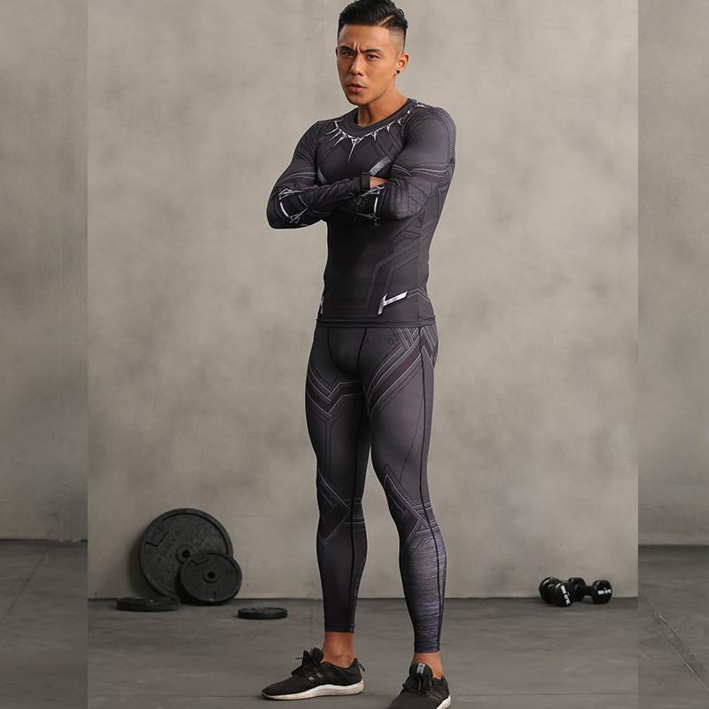 Black Panther Pant 3D Printed Elastic Waist