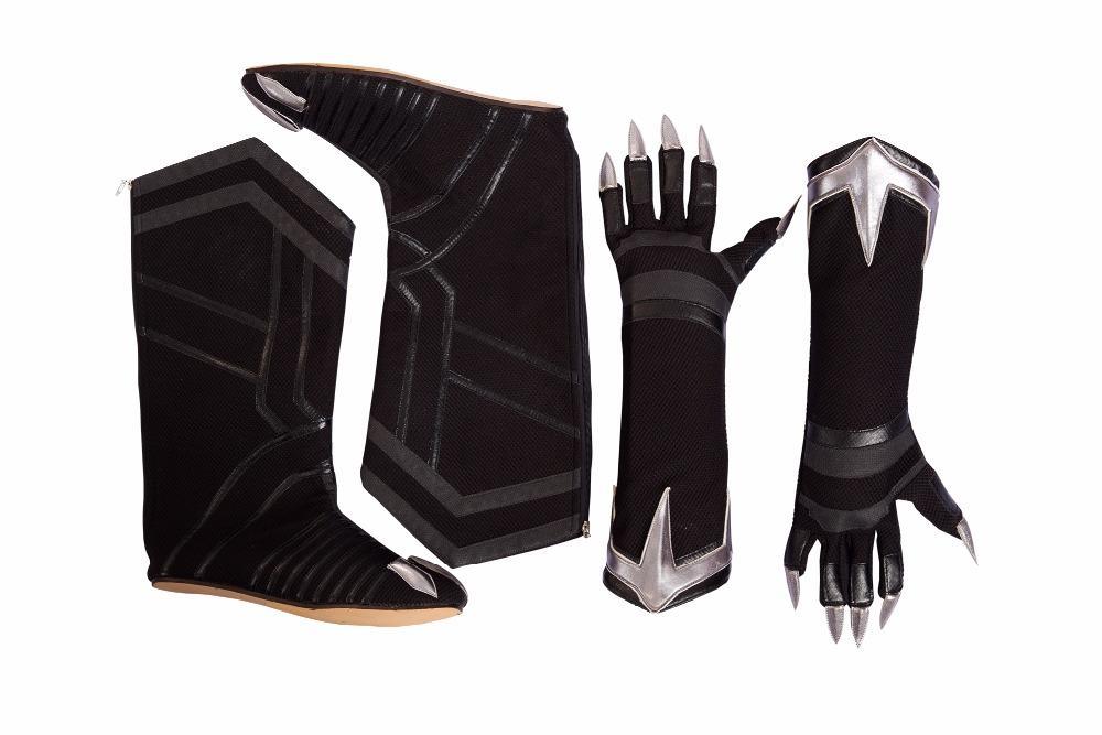 Black Panther Costume Cosplay For Men Full Set