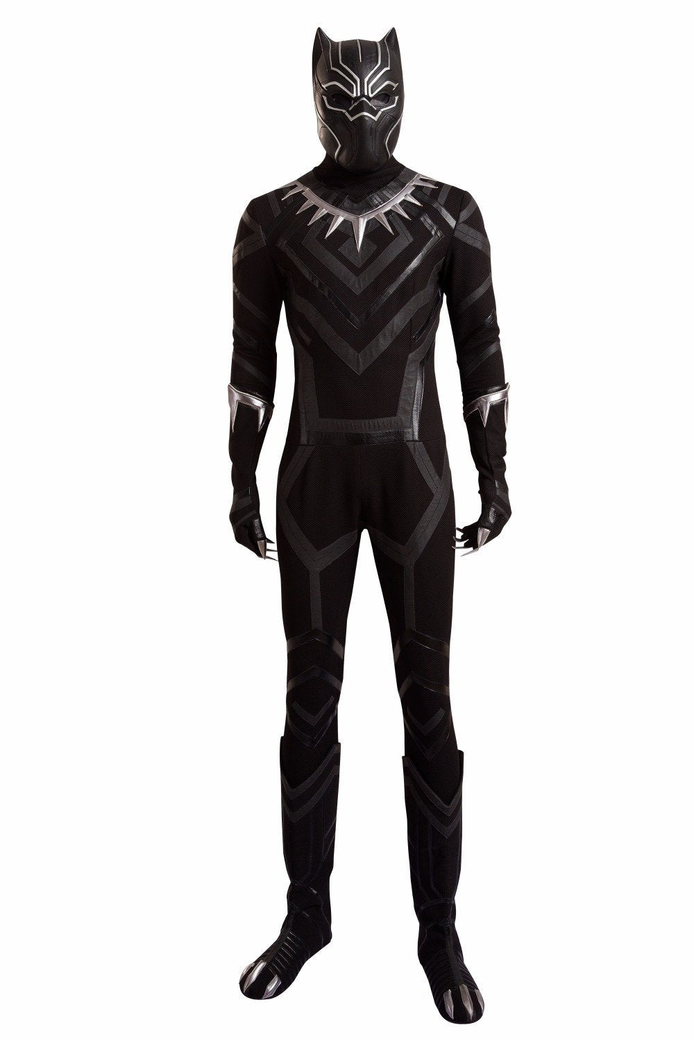 Black Panther Costume Cosplay For Men Full Set