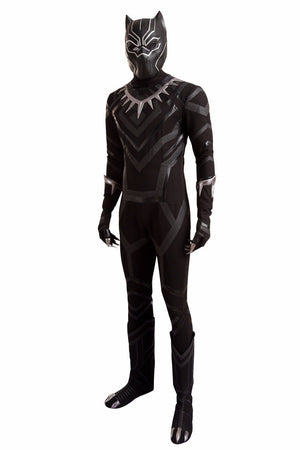 Black Panther Costume Cosplay For Men Full Set