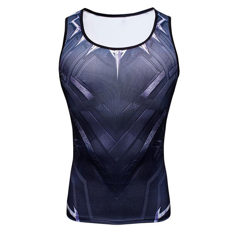 Black Panther Tank Top 3D Printed