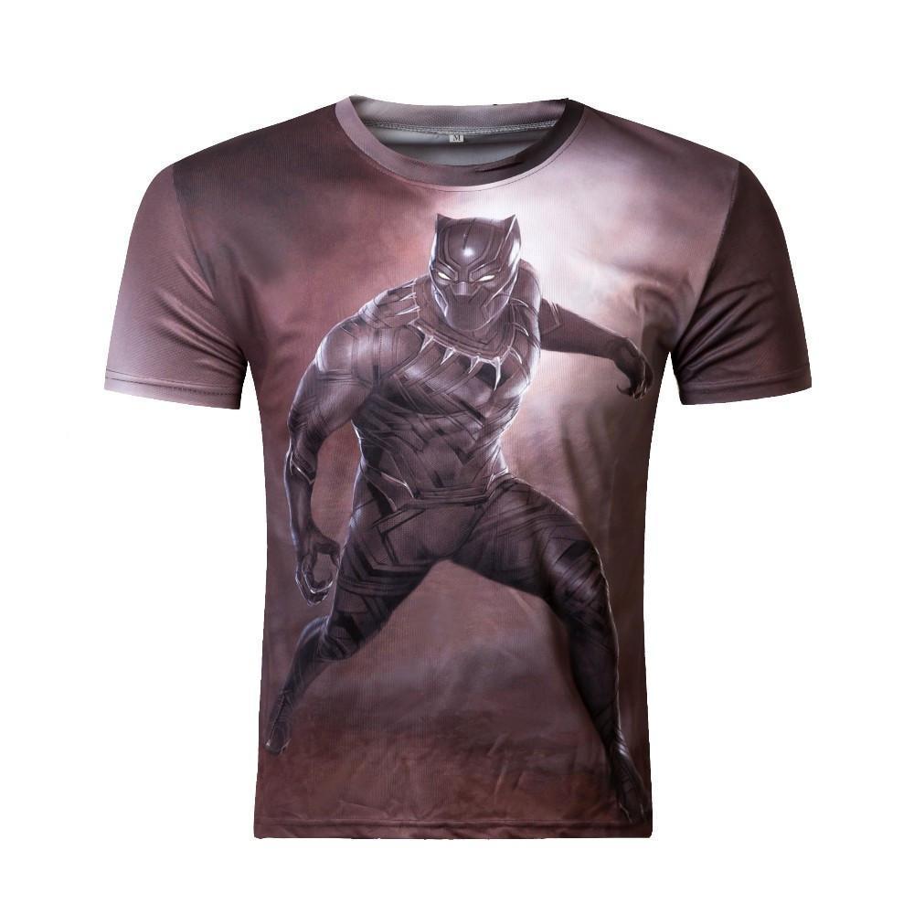 Black Panther Shirt 3D Printed Poster Style