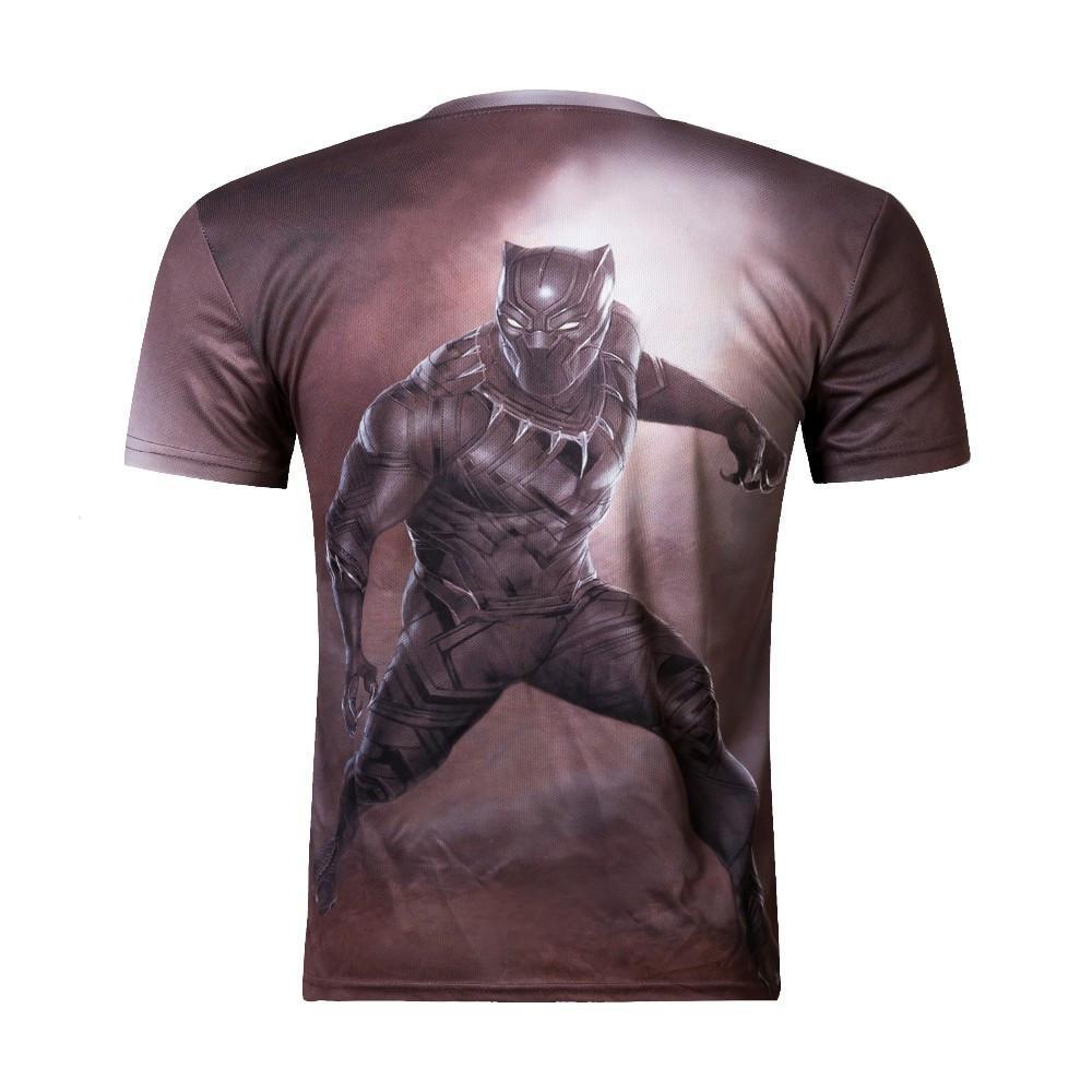 Black Panther Shirt 3D Printed Poster Style