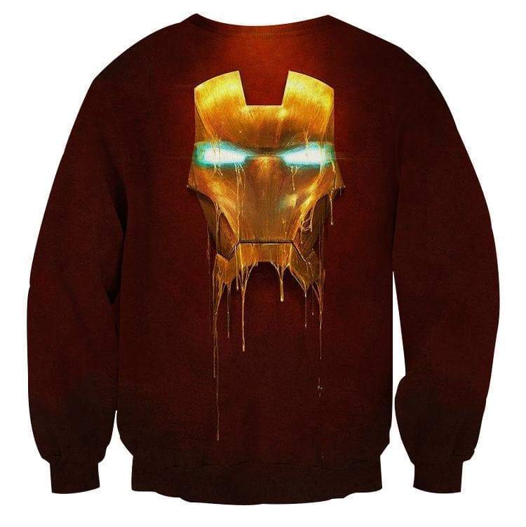 Bleed Goodness 3D Printed Iron Man Sweatshirt