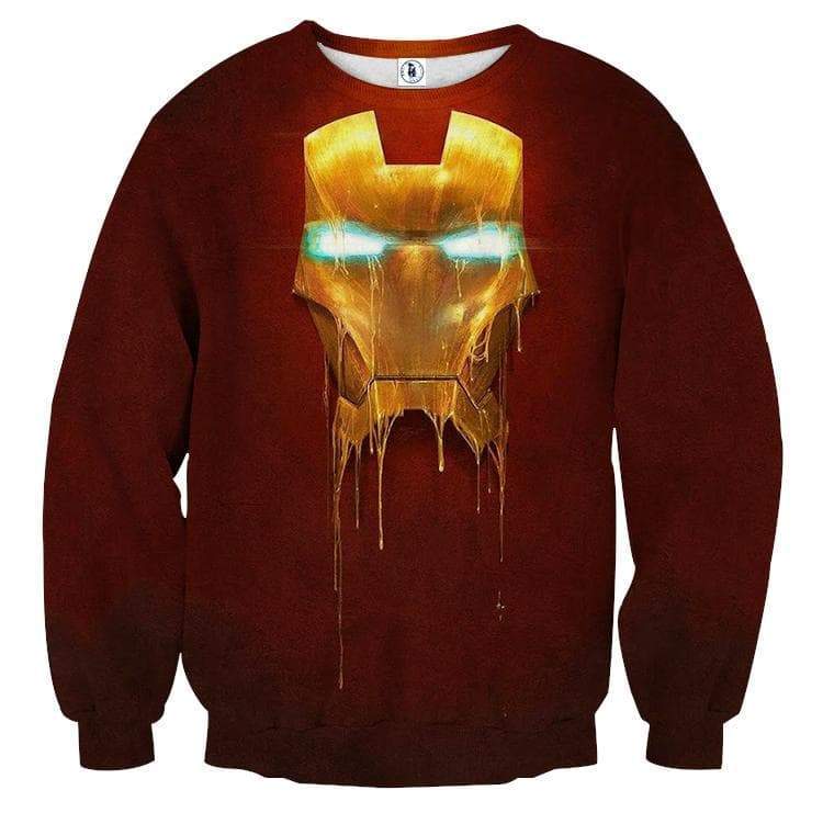 Bleed Goodness 3D Printed Iron Man Sweatshirt