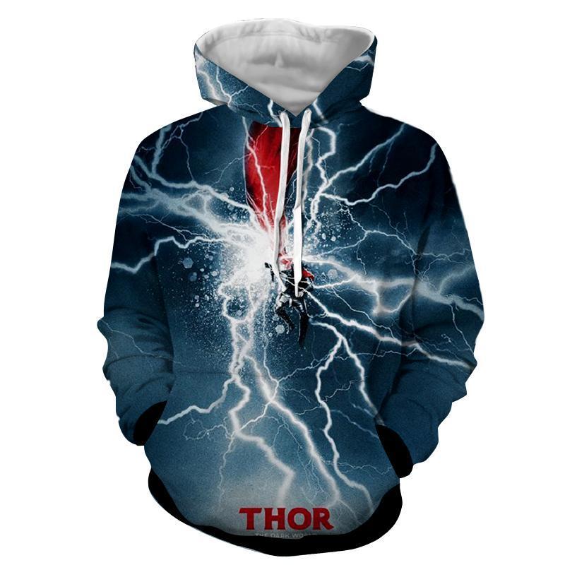 Bolt Thor 3D Printed Thor Hoodie