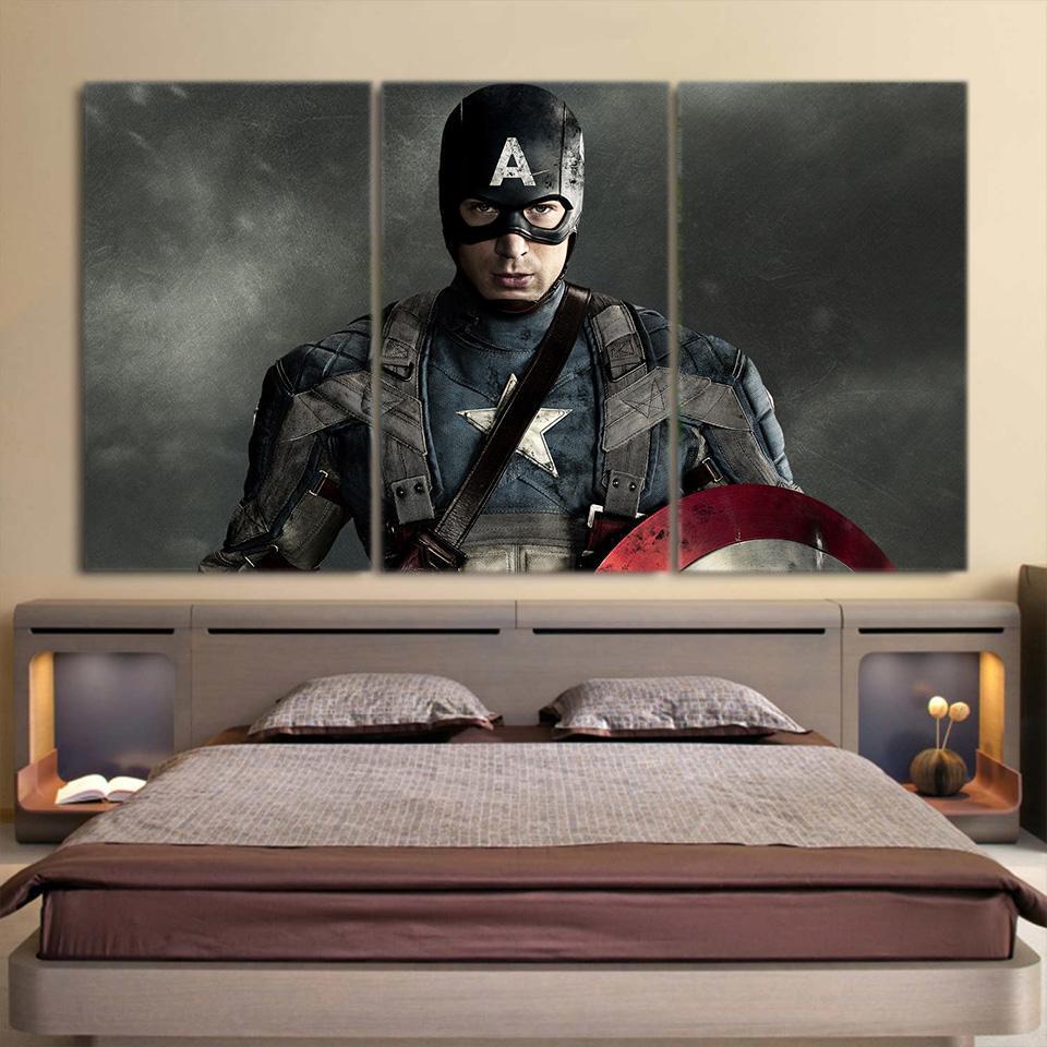 3D Printed Asphodel Captain America Canvas