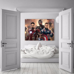 3D Printed Avengers Captain America Canvas
