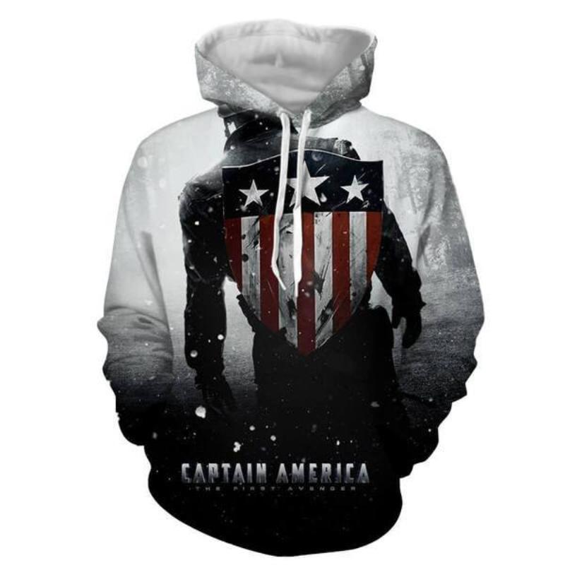 Captain America 3D Printed Cabal Captain America Hoodie