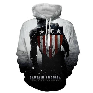 Captain America 3D Printed Cabal Captain America Hoodie