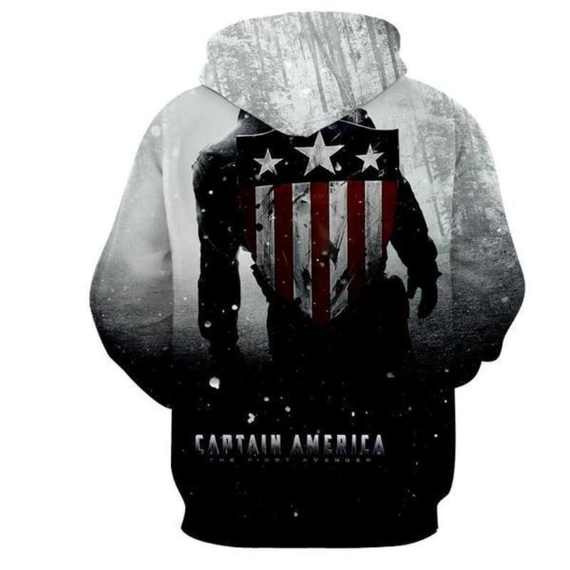 Captain America 3D Printed Cabal Captain America Hoodie