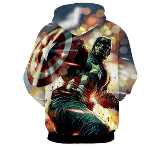 Captain America 3D Printed Cabalist Captain America Hoodie