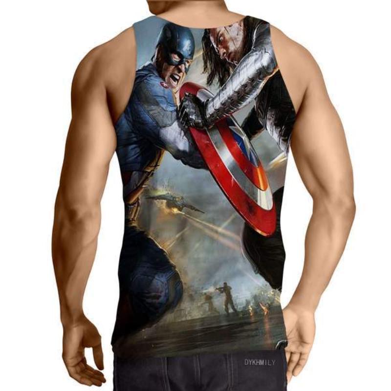 Captain America: 3D Printed Calliope Captain America Tank Top