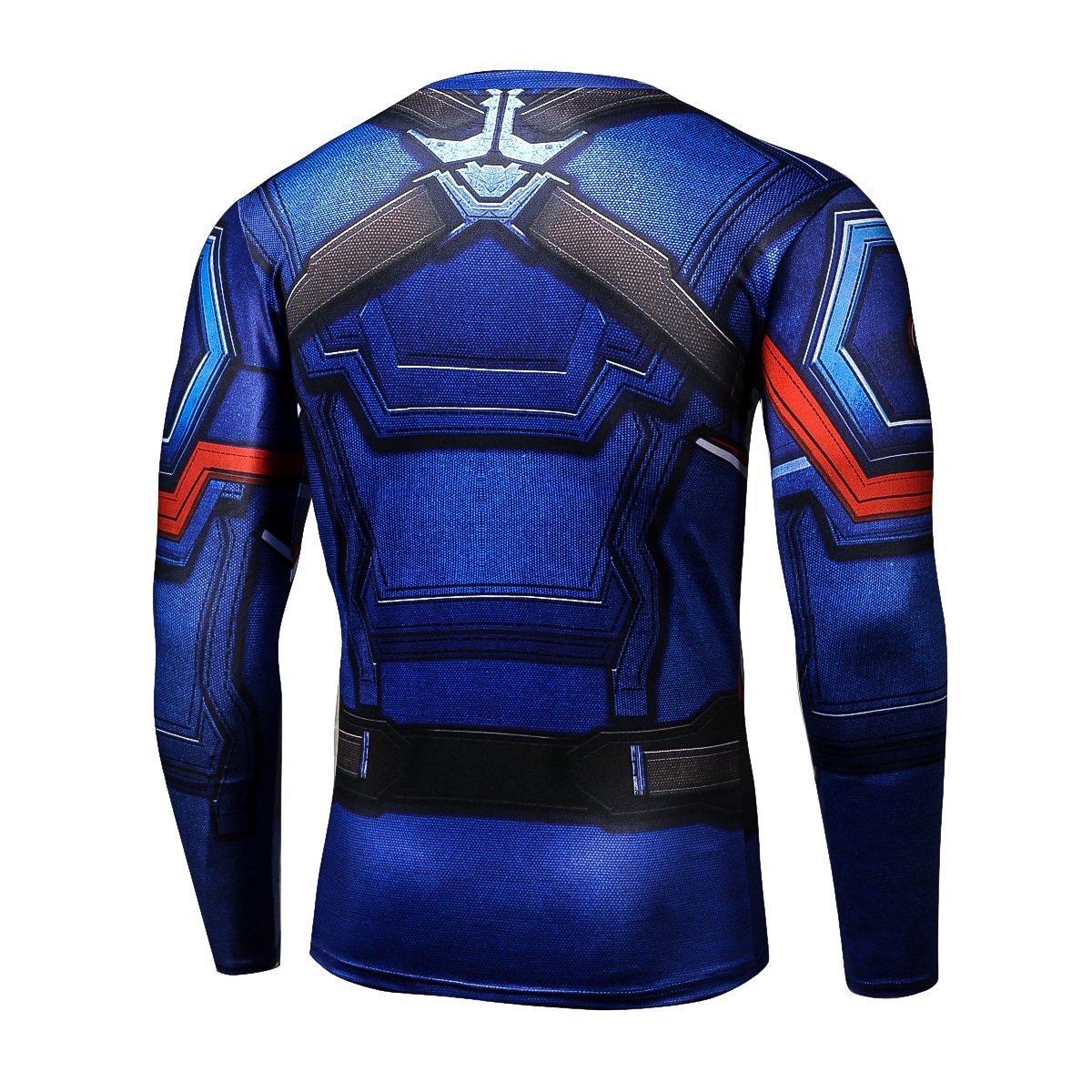 Captain America: 3D Printed Cosmic Captain America Long Sleeve Shirt