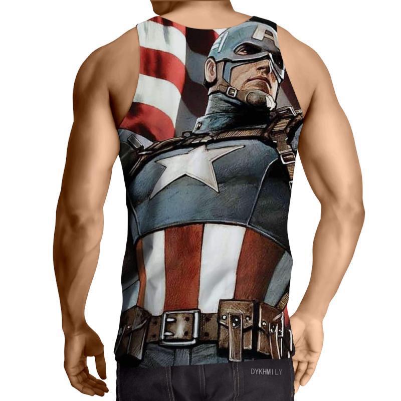 Captain America: 3D Printed Dank Captain America Tank Top