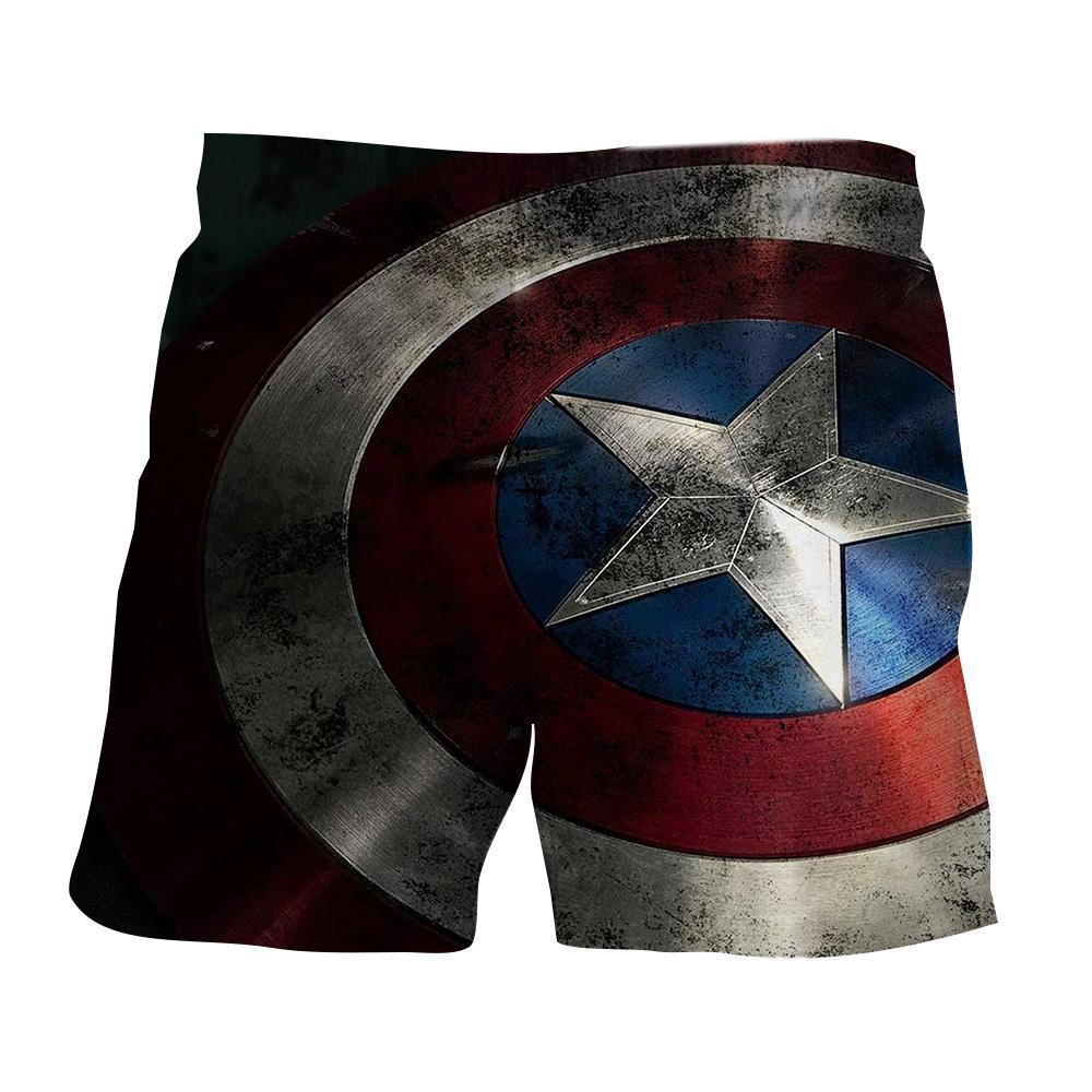 Captain America: 3D Printed Endeavour Captain America Shorts