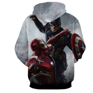 Captain America 3D Printed Feral Captain America Hoodie