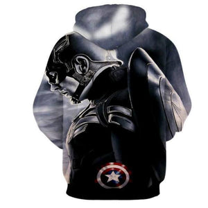 Captain America 3D Printed Fission Captain America Hoodie
