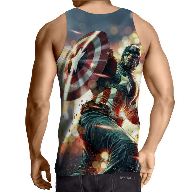 Captain America: 3D Printed Homunculus Captain America Tank Top
