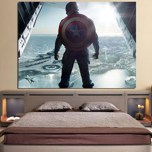 Captain America Canvas 3D Printed Jalopy