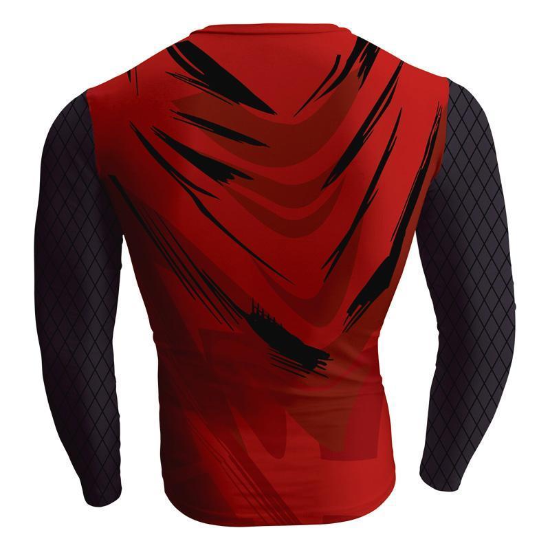 Captain America: 3D Printed Oxter Captain America Long Sleeve Shirt