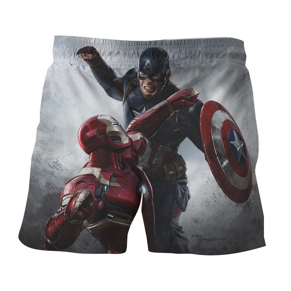 Captain America: 3D Printed Plethora Captain America Shorts