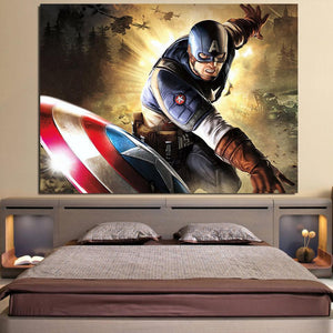 3D Printed Progeny Captain America Canvas