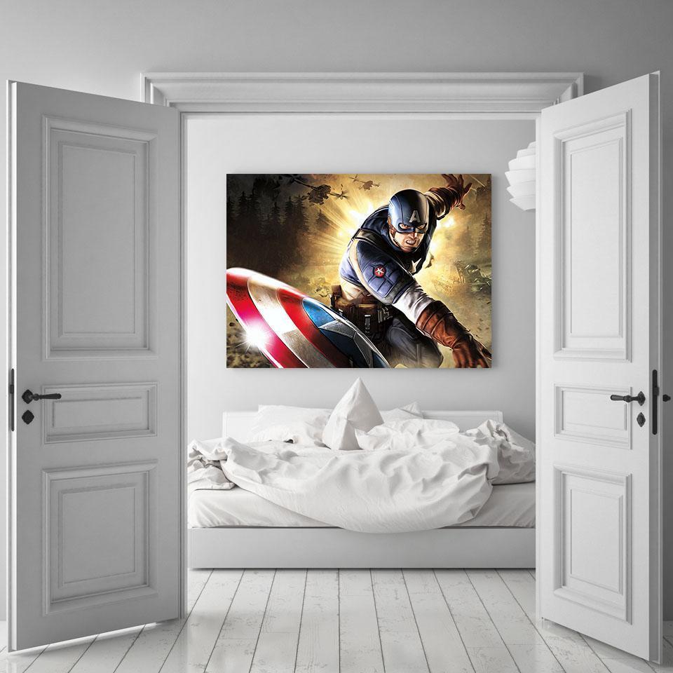 3D Printed Progeny Captain America Canvas