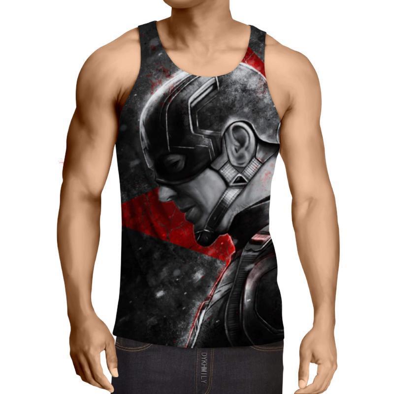 Captain America: 3D Printed Pyrex Captain America Tank Top