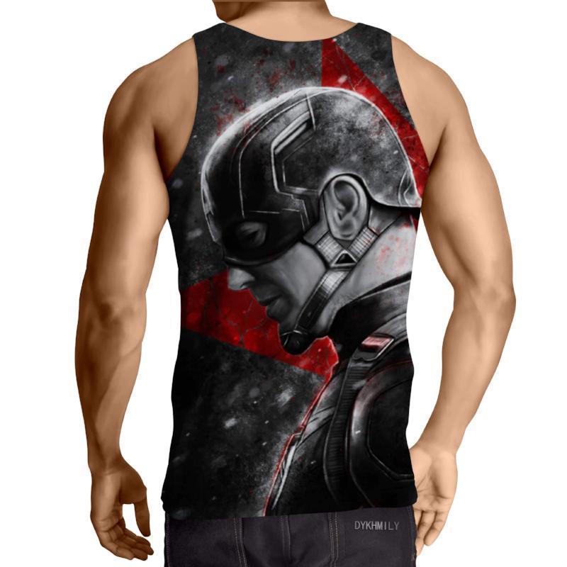 Captain America: 3D Printed Pyrex Captain America Tank Top
