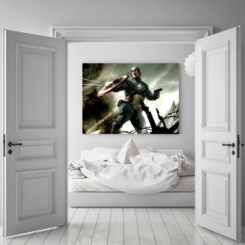 Captain America: 3D Printed Radiant Captain America Canvas